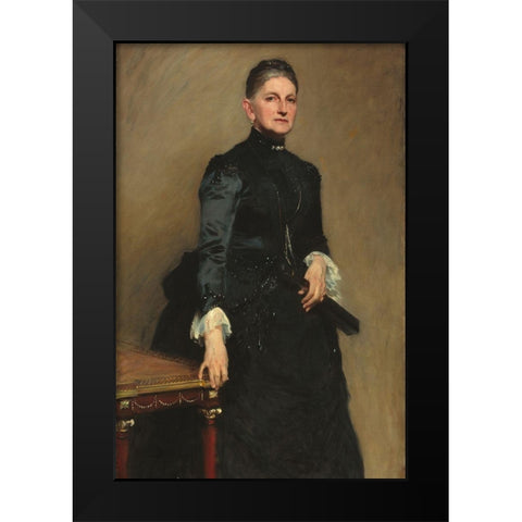 Eleanora ODonnell Iselin (Mrs. Adrian Iselin) Black Modern Wood Framed Art Print by Sargent, John Singer