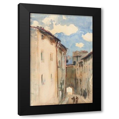Camprodon, Spain Black Modern Wood Framed Art Print by Sargent, John Singer