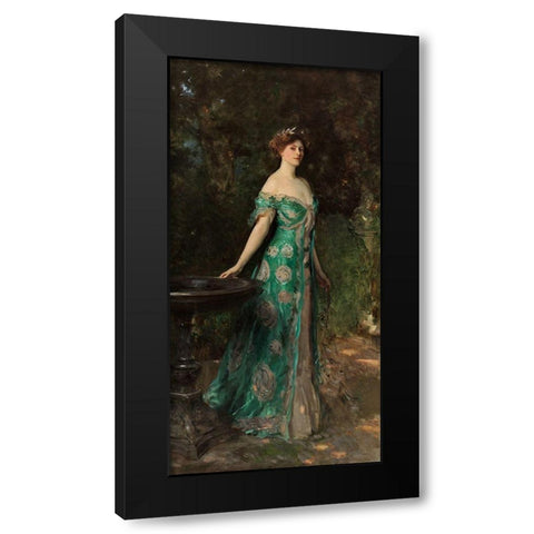 Portrait of Millicent, Duchess of Sutherland, 1904 Black Modern Wood Framed Art Print with Double Matting by Sargent, John Singer