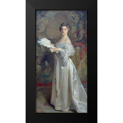 Ada Rehan Black Modern Wood Framed Art Print by Sargent, John Singer