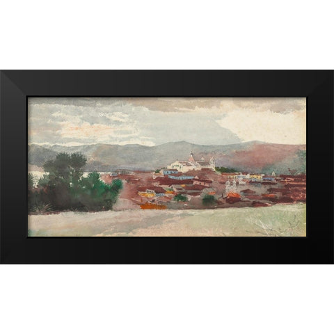 View of Santiago de Cuba Black Modern Wood Framed Art Print by Homer, Winslow