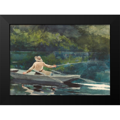 Casting, Number Two Black Modern Wood Framed Art Print by Homer, Winslow
