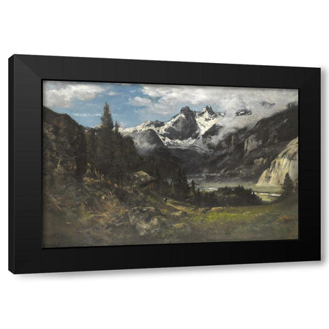 Headwaters of the San Joaquin Black Modern Wood Framed Art Print by Keith, William