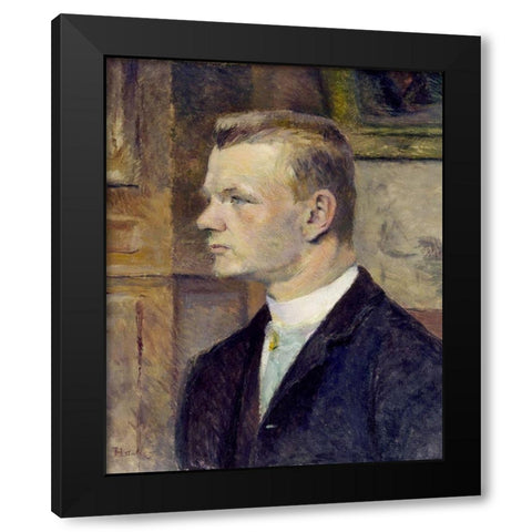 Frederick Wenz Black Modern Wood Framed Art Print by Toulouse-Lautrec, Henri de