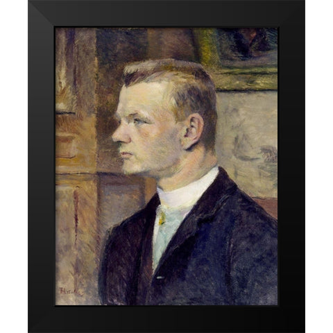 Frederick Wenz Black Modern Wood Framed Art Print by Toulouse-Lautrec, Henri de
