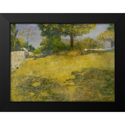 The High Pasture Black Modern Wood Framed Art Print by Weir, J Alden