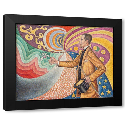 Portrait of M.Â Felix FeneonÂ  Black Modern Wood Framed Art Print by Signac, Paul