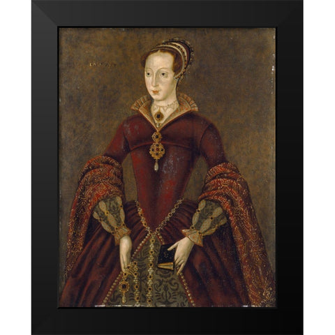 Streatham portrait Black Modern Wood Framed Art Print by Unknown