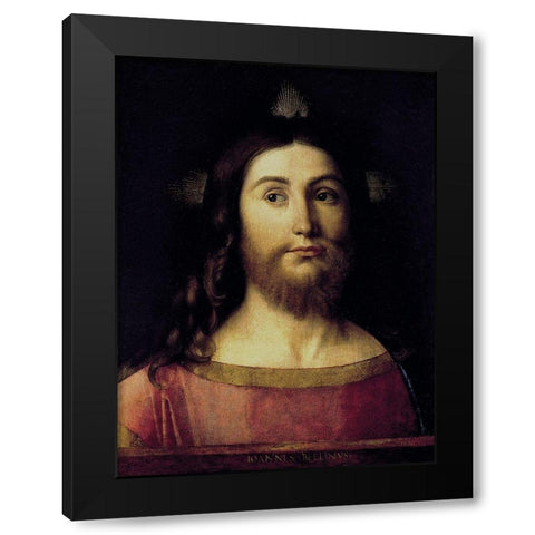 El Salvador Black Modern Wood Framed Art Print with Double Matting by Bellini, Giovanni