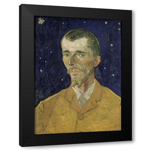 Eugene Boch Black Modern Wood Framed Art Print with Double Matting by van Gogh, Vincent