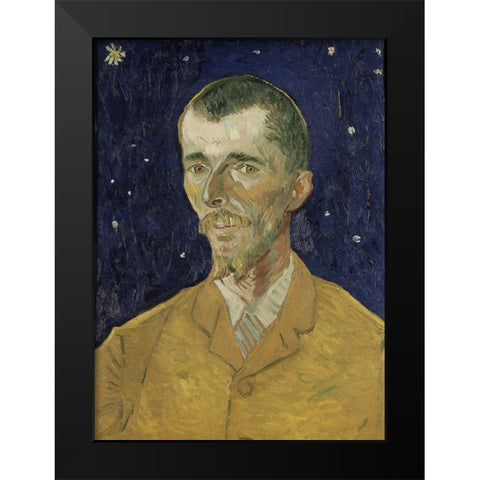 Eugene Boch Black Modern Wood Framed Art Print by van Gogh, Vincent