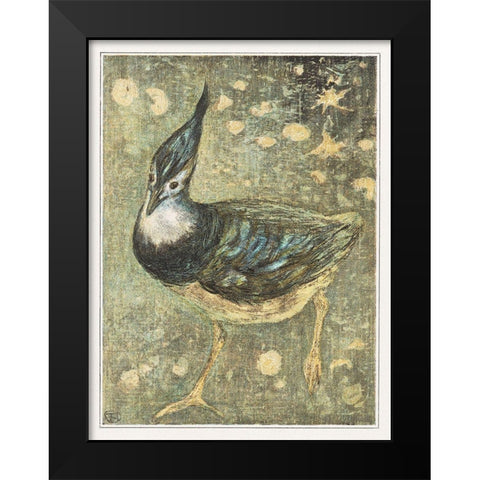 Lapwing Black Modern Wood Framed Art Print by Hoytema, Theo van