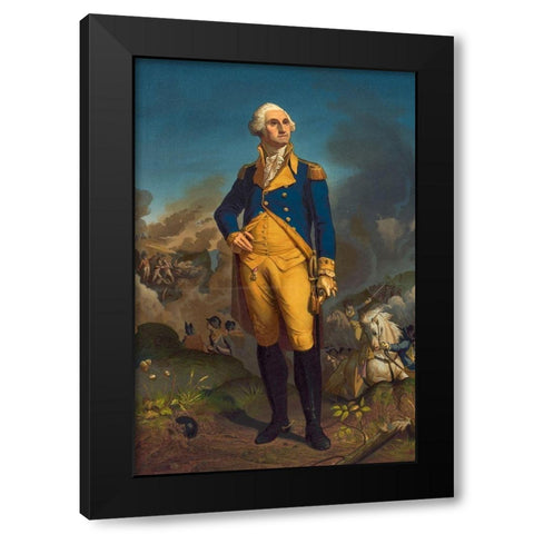 Washington Black Modern Wood Framed Art Print by Library of Congress
