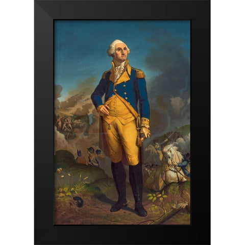 Washington Black Modern Wood Framed Art Print by Library of Congress