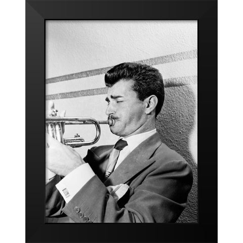 Chico Alvarez-1947 Black Modern Wood Framed Art Print by Gottlieb, William