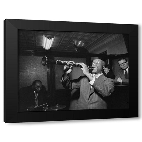 Fess Williams and Freddie Moore New York 1948 Black Modern Wood Framed Art Print by Gottlieb, William