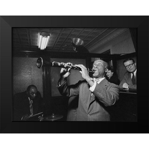 Fess Williams and Freddie Moore New York 1948 Black Modern Wood Framed Art Print by Gottlieb, William