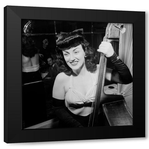 Vivien Garry-Dixons New York 1947 Black Modern Wood Framed Art Print by Gottlieb, William