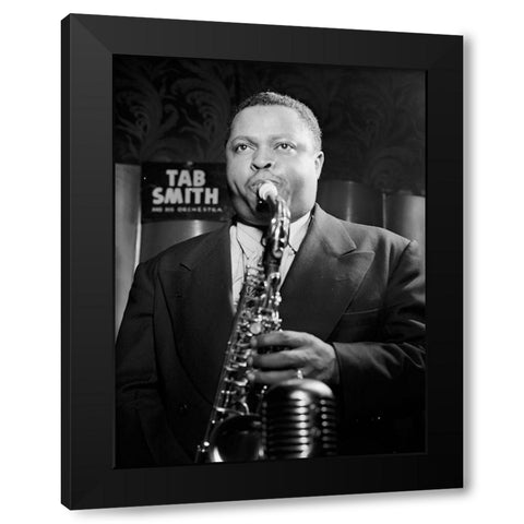 Tab Smith-New York 1947 Black Modern Wood Framed Art Print by Gottlieb, William