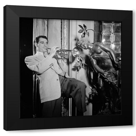 Ray Anthony-New York 1948 Black Modern Wood Framed Art Print by Gottlieb, William