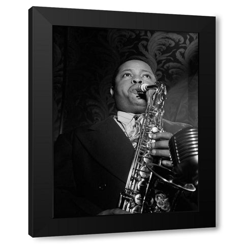 Tab Smith-New York 1947 Black Modern Wood Framed Art Print by Gottlieb, William