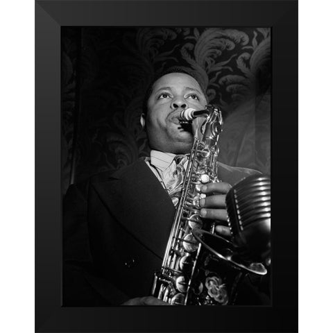 Tab Smith-New York 1947 Black Modern Wood Framed Art Print by Gottlieb, William