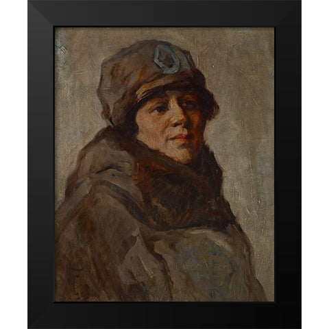 Myra Reynolds Richards Black Modern Wood Framed Art Print by Forsyth, William J.