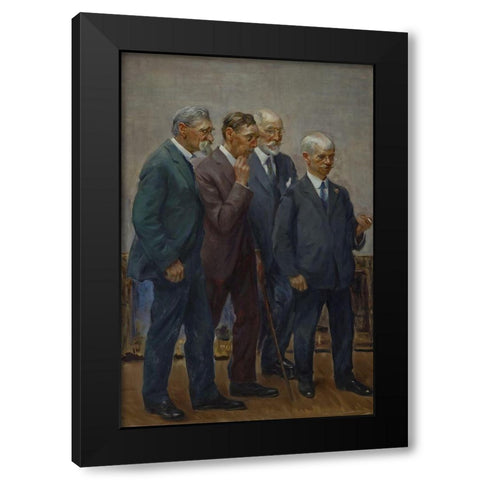 The Art Jury Black Modern Wood Framed Art Print by Adams, Wayman Elbridge