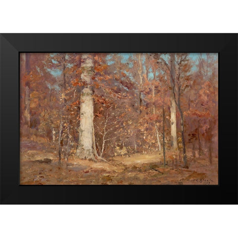 Landscape Black Modern Wood Framed Art Print by Steele, Theodore Clement
