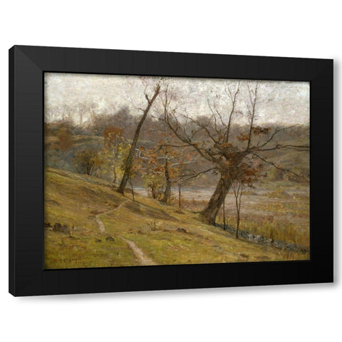 The Bloom of the Grape Black Modern Wood Framed Art Print with Double Matting by Steele, Theodore Clement