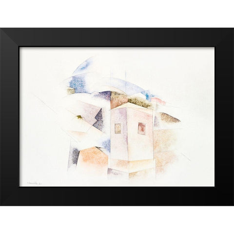 Bermuda No. 4 Black Modern Wood Framed Art Print by Demuth, Charles