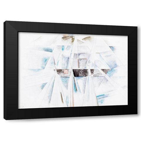 Bermuda No. 2-The Schooner Black Modern Wood Framed Art Print with Double Matting by Demuth, Charles