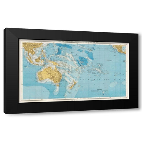Stanfords Compendium of Geography and Travel 1878 Black Modern Wood Framed Art Print with Double Matting by Stanford, Edward