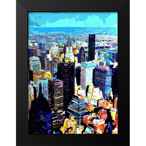 Empire View II Black Modern Wood Framed Art Print by Ghanooni, Sarah