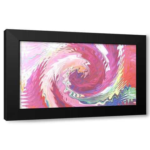 Good Vibrations II Black Modern Wood Framed Art Print by Ghanooni, Sarah