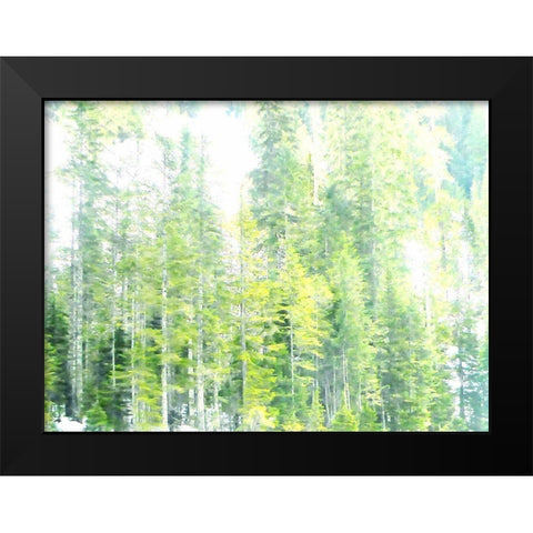 Growth Black Modern Wood Framed Art Print by Ghanooni, Sarah