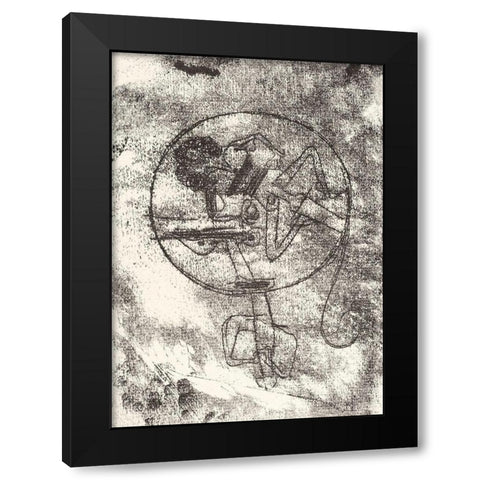 The Loved One Black Modern Wood Framed Art Print by Klee, Paul