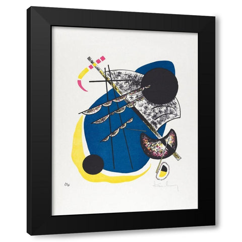 Kleine Welten II-Small Worlds II 1922 Black Modern Wood Framed Art Print by Kandinsky, Wassily