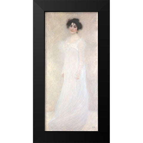 Serena Pulitzer Lederer Black Modern Wood Framed Art Print by Klimt, Gustav