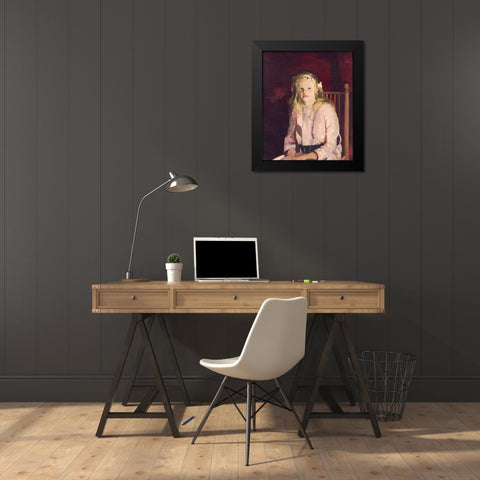 Julie Hudson Black Modern Wood Framed Art Print by Bellows, George
