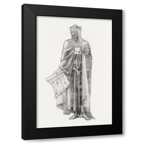 Robert the Bruce Black Modern Wood Framed Art Print with Double Matting by Burneâ€“Jones, Edward