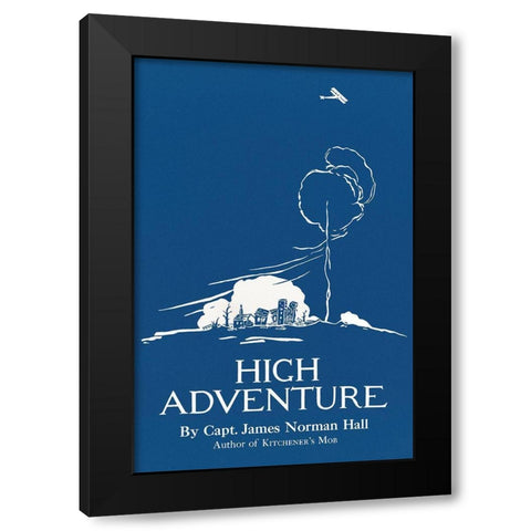 High Adventure Black Modern Wood Framed Art Print with Double Matting by Penfield, Edward