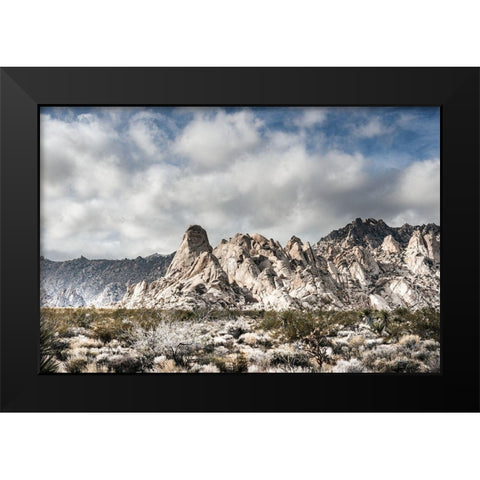 Providence Mountains Mojave National Preserve California Black Modern Wood Framed Art Print by Highsmith, Carol