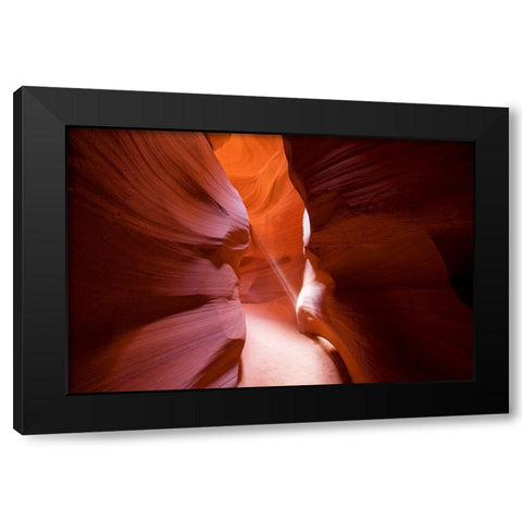 Slot Canyons Gently carved from the Navajo Sandstone-Arizona Black Modern Wood Framed Art Print with Double Matting by Highsmith, Carol