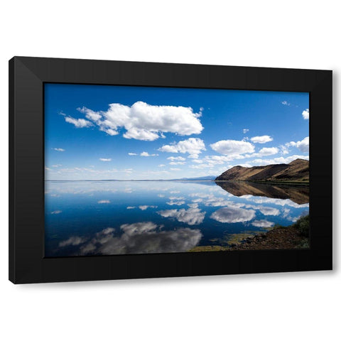 Tule Lake Refuge-California Black Modern Wood Framed Art Print with Double Matting by Highsmith, Carol