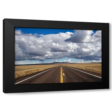 Huge Cumulus Clouds at Round Valley-Springerville-White Mountains-Arizona Black Modern Wood Framed Art Print with Double Matting by Highsmith, Carol