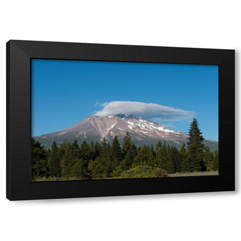Mount Shasta-California Black Modern Wood Framed Art Print with Double Matting by Highsmith, Carol