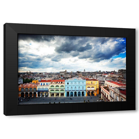 View of Havana-Cuba Black Modern Wood Framed Art Print by Highsmith, Carol