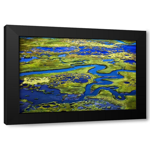Marshlands New Jersey Shore-Little Egg Harbor-New Jersey Black Modern Wood Framed Art Print by Highsmith, Carol