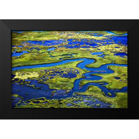 Marshlands New Jersey Shore-Little Egg Harbor-New Jersey Black Modern Wood Framed Art Print by Highsmith, Carol
